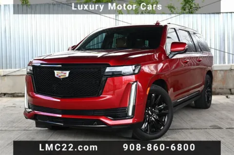 Red 2021 Cadillac Escalade ESV Sport for sale in Hillside, NJ