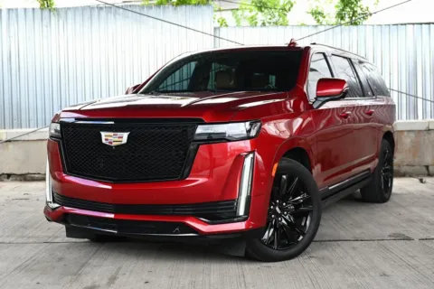 Red 2021 Cadillac Escalade ESV Sport for sale in Hillside, NJ