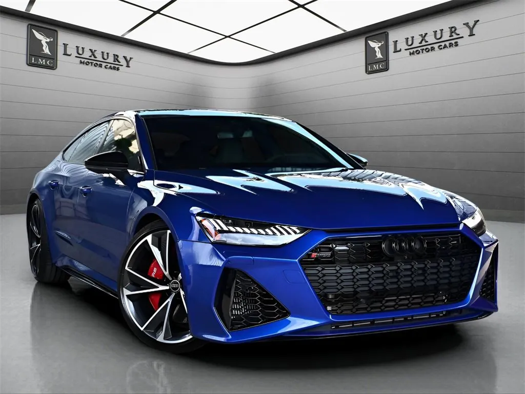 Blue 2022 Audi RS 7 4.0T for sale in Hillside, NJ