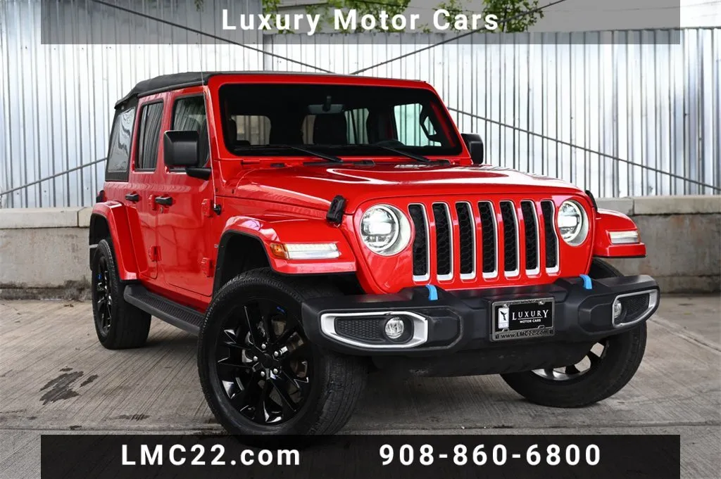 Red 2023 Jeep Wrangler 4xe Sahara for sale in Hillside, NJ