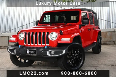 Another view of 2023 Jeep Wrangler 4xe Sahara for sale in Hillside, NJ at Luxury Motor Cars