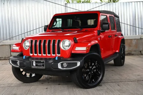Another view of 2023 Jeep Wrangler 4xe Sahara for sale in Hillside, NJ at Luxury Motor Cars