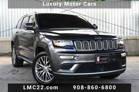 Gray 2017 Jeep Grand Cherokee Summit for sale in Hillside, NJ