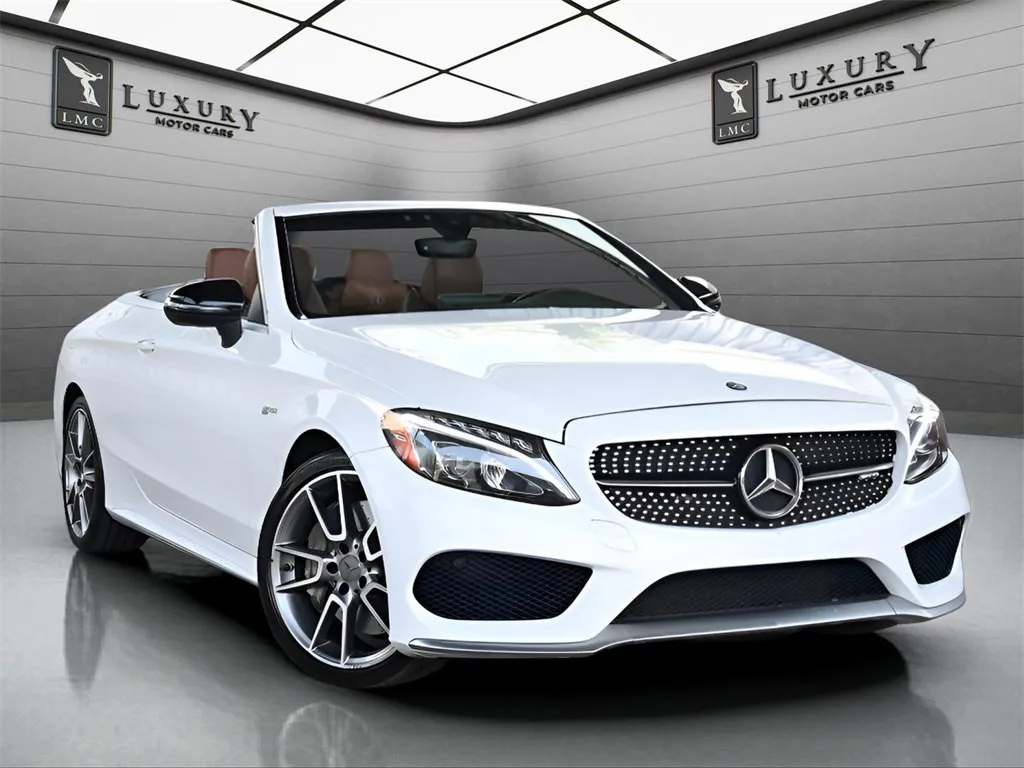 White 2017 Mercedes-Benz C-Class AMG C 43 for sale in Hillside, NJ