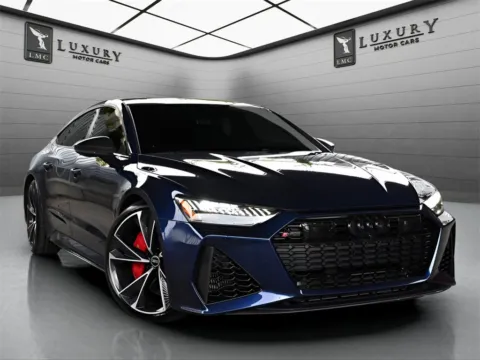 Blue 2021 Audi RS 7 4.0T for sale in Hillside, NJ