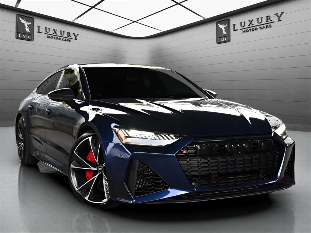 Blue 2021 Audi RS 7 4.0T for sale in Hillside, NJ