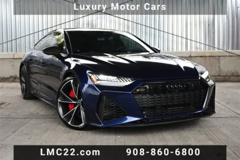 Blue 2021 Audi RS 7 4.0T for sale in Hillside, NJ