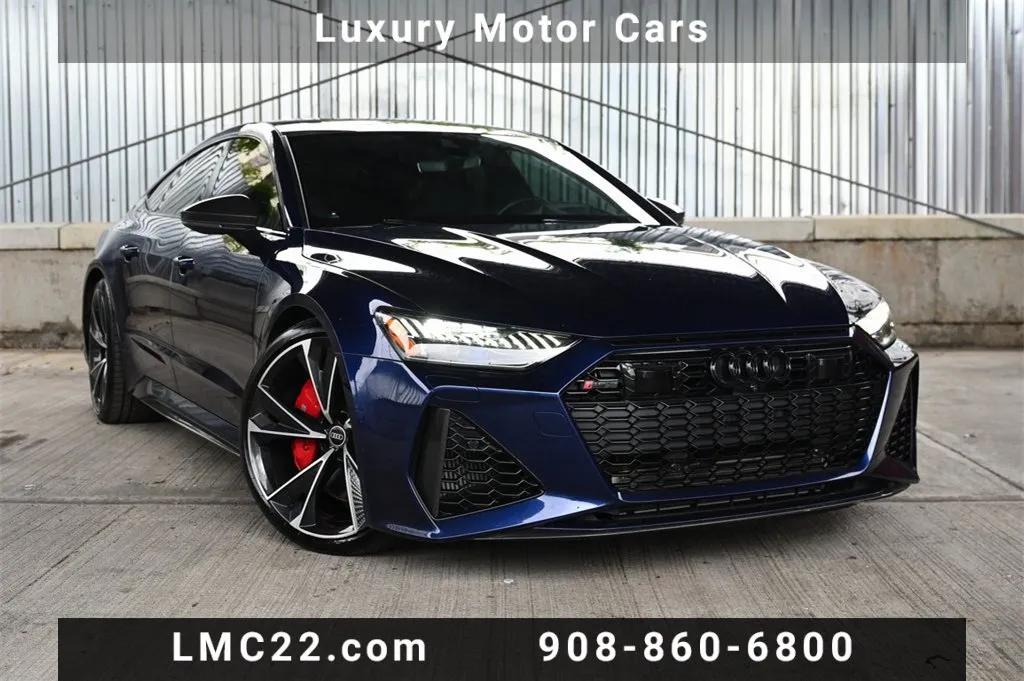 Blue 2021 Audi RS 7 4.0T for sale in Hillside, NJ
