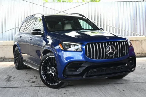 Blue 2021 Mercedes-Benz GLS AMG GLS 63 for sale in Hillside, NJ