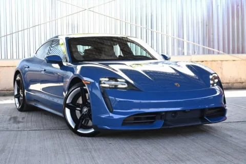 Blue 2021 Porsche Taycan Turbo for sale in Hillside, NJ