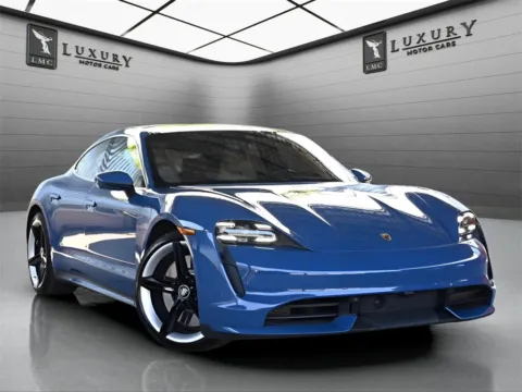 Blue 2021 Porsche Taycan Turbo for sale in Hillside, NJ