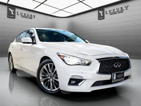 White 2023 INFINITI Q50 LUXE for sale in Hillside, NJ