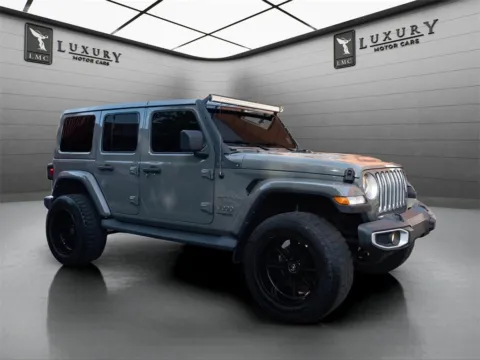 Gray 2021 Jeep Wrangler Unlimited Sahara for sale in Hillside, NJ