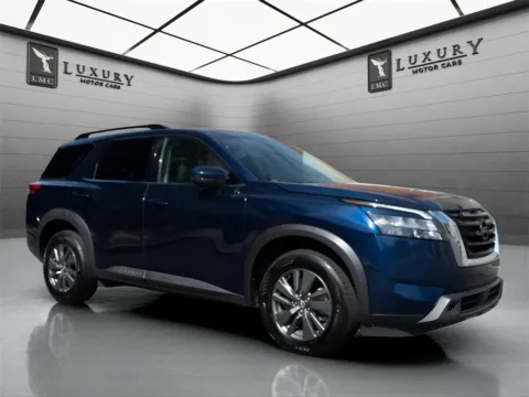 Blue 2024 Nissan Pathfinder SV for sale in Hillside, NJ