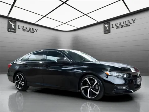 Black 2018 Honda Accord Sedan Sport 1.5T for sale in Hillside, NJ