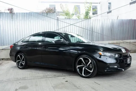 Black 2018 Honda Accord Sedan Sport 1.5T for sale in Hillside, NJ