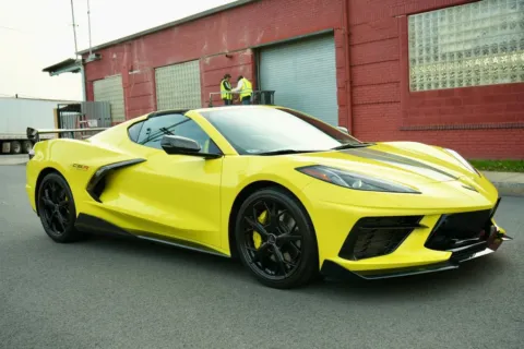 Yellow 2022 Chevrolet Corvette 3LT for sale in Hillside, NJ