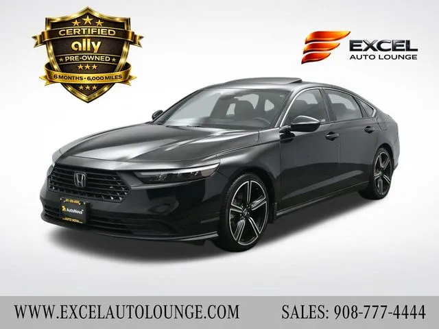Black 2023 Honda Accord Hybrid Sport for sale in Hightstown, NJ