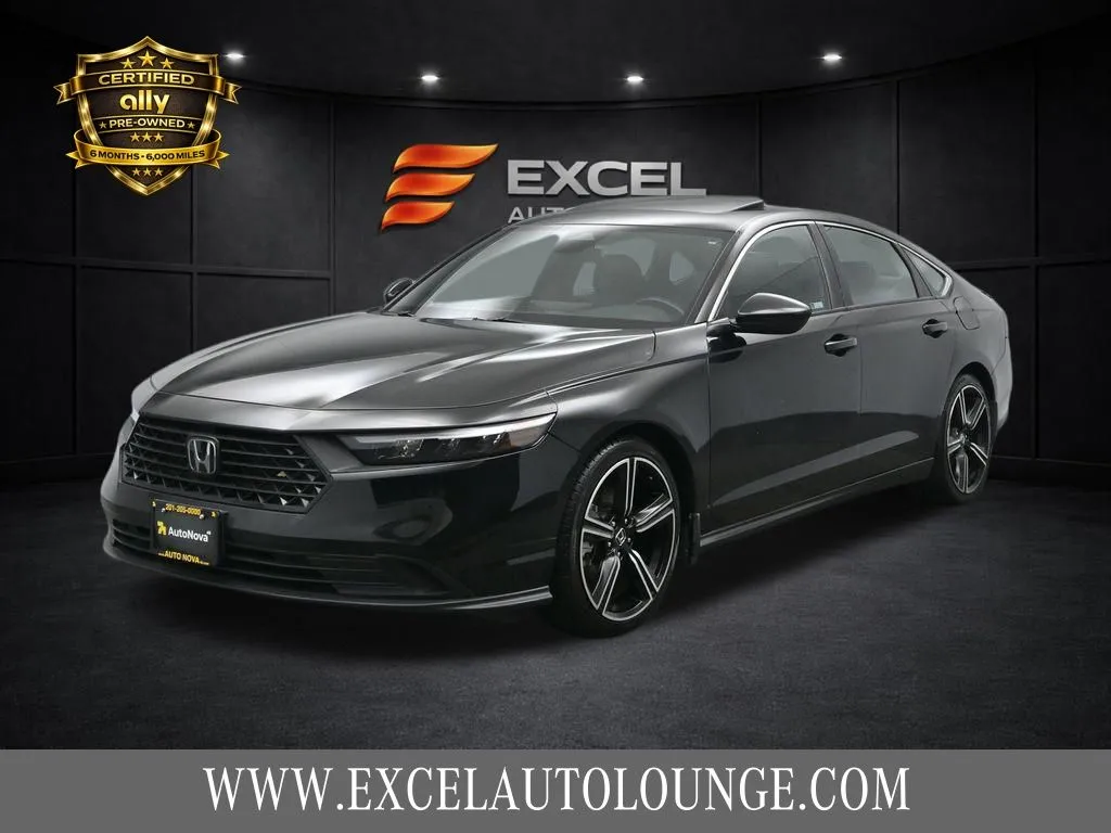 Black 2023 Honda Accord Hybrid Sport for sale in Hightstown, NJ