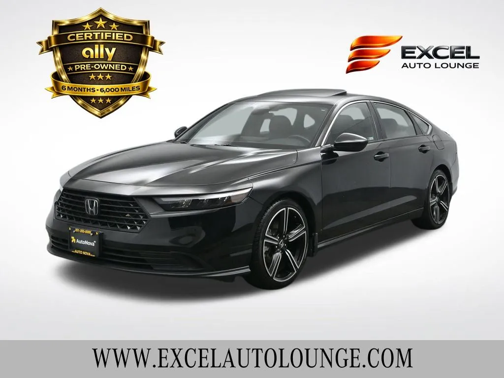 Black 2023 Honda Accord Hybrid Sport for sale in Hightstown, NJ