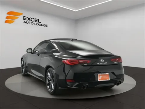 Another view of 2022 INFINITI Q60 Red Sport 400 for sale in Hightstown, NJ at Excel Auto Lounge