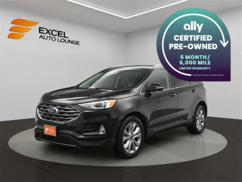 Black 2019 Ford Edge Titanium for sale in Hightstown, NJ