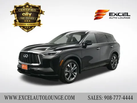 Black 2023 INFINITI QX60 LUXE for sale in Hightstown, NJ