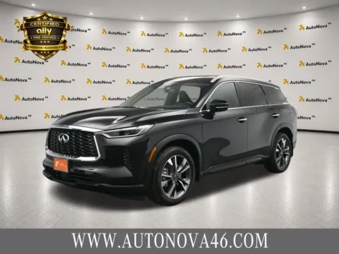 Black 2023 INFINITI QX60 LUXE for sale in Hightstown, NJ