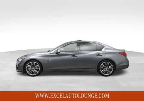 Another view of 2015 INFINITI Q50 Hybrid Sport for sale in Hightstown, NJ at Excel Auto Lounge