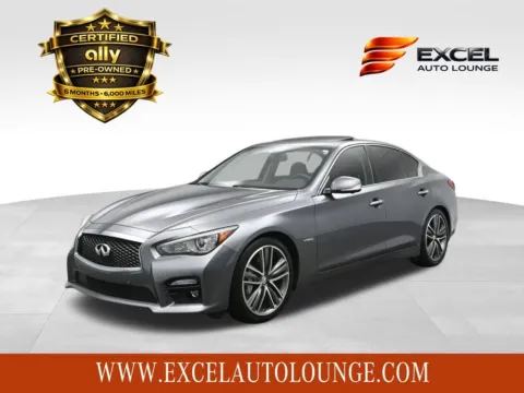 Gray 2015 INFINITI Q50 Hybrid Sport for sale in Hightstown, NJ