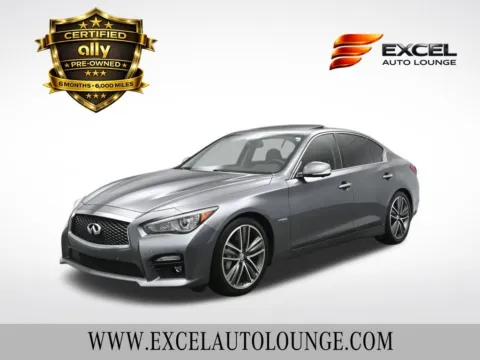Gray 2015 INFINITI Q50 Hybrid Sport for sale in Hightstown, NJ