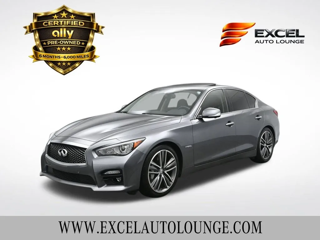 Gray 2015 INFINITI Q50 Hybrid Sport for sale in Hightstown, NJ