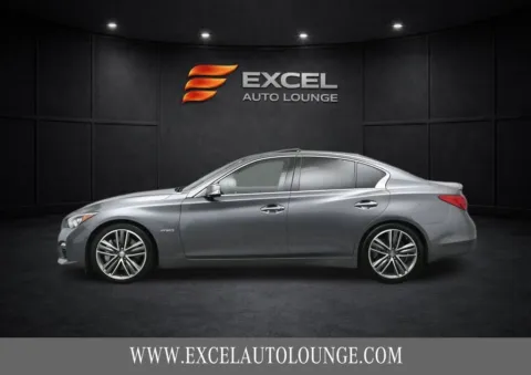 Another view of 2015 INFINITI Q50 Hybrid Sport for sale in Hightstown, NJ at Excel Auto Lounge