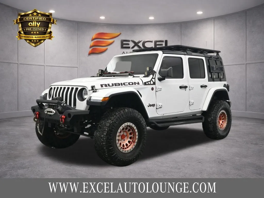 White 2019 Jeep Wrangler Unlimited Rubicon for sale in Hightstown, NJ