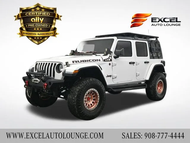 White 2019 Jeep Wrangler Unlimited Rubicon for sale in Hightstown, NJ