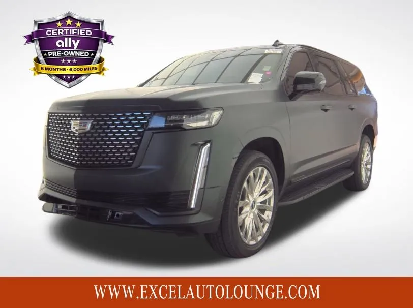 Black 2021 Cadillac Escalade ESV Premium for sale in Hightstown, NJ