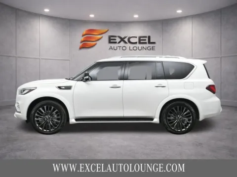 Another view of 2021 INFINITI QX80 Premium Select for sale in Hightstown, NJ at Excel Auto Lounge