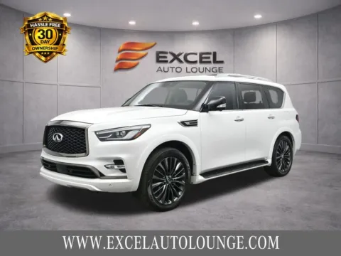 White 2021 INFINITI QX80 Premium Select for sale in Hightstown, NJ