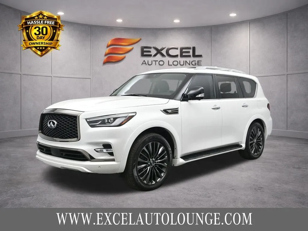 White 2021 INFINITI QX80 Premium Select for sale in Hightstown, NJ