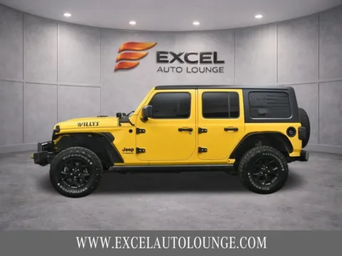 Another view of 2021 Jeep Wrangler Unlimited Willys for sale in Hightstown, NJ at Excel Auto Lounge