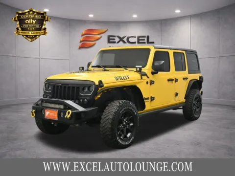 Yellow 2021 Jeep Wrangler Unlimited Willys for sale in Hightstown, NJ