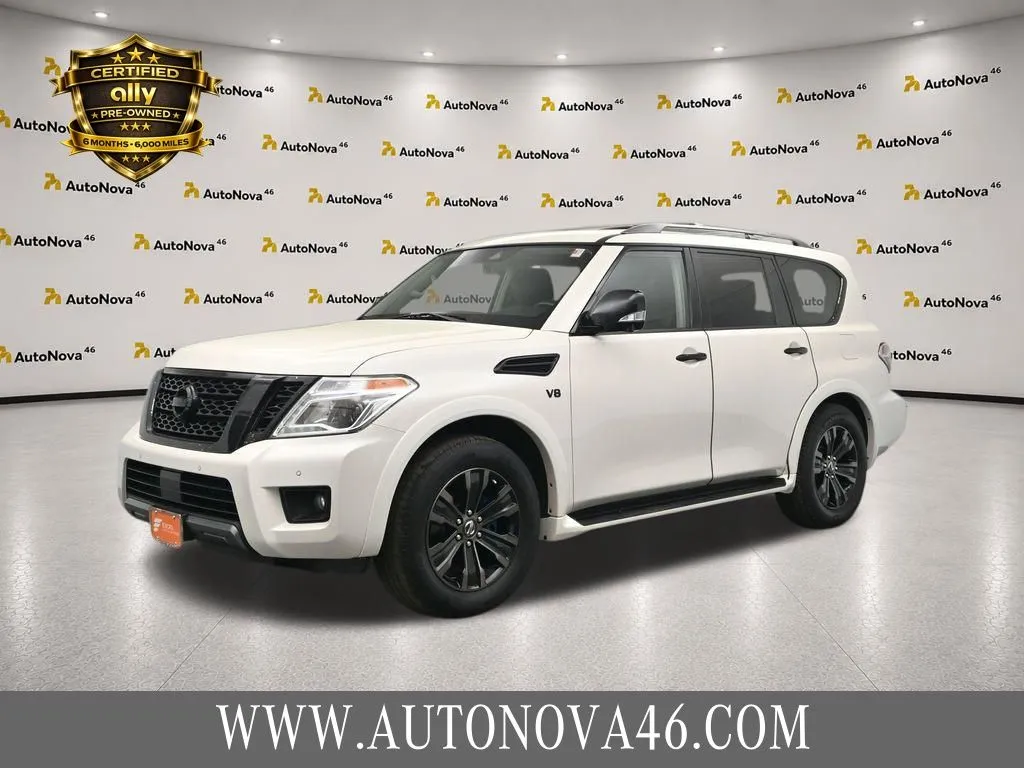 White 2020 Nissan Armada Platinum for sale in Hightstown, NJ