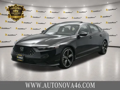 Black 2023 Honda Accord Hybrid Sport for sale in Hightstown, NJ