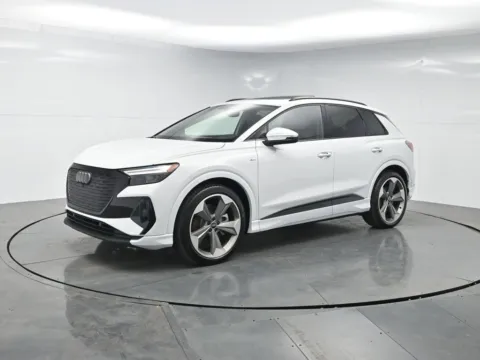 White 2025 Audi Q4 e-tron Premium Plus for sale in Hightstown, NJ