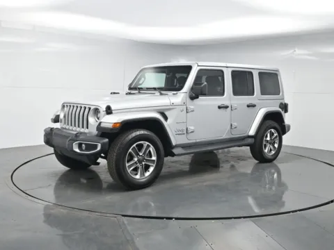 Silver 2022 Jeep Wrangler Unlimited Sahara for sale in Hightstown, NJ