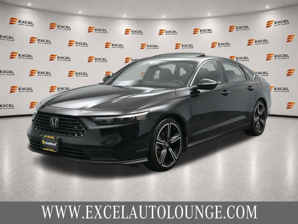 Black 2023 Honda Accord Hybrid Sport for sale in Hightstown, NJ