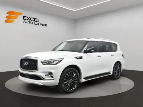 White 2021 INFINITI QX80 Premium Select for sale in Hightstown, NJ