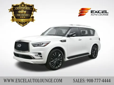 White 2021 INFINITI QX80 Premium Select for sale in Hightstown, NJ