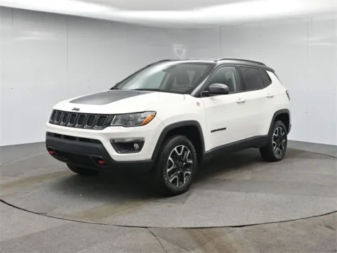 White 2021 Jeep Compass Trailhawk for sale in Hightstown, NJ