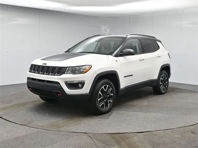 White 2021 Jeep Compass Trailhawk for sale in Hightstown, NJ